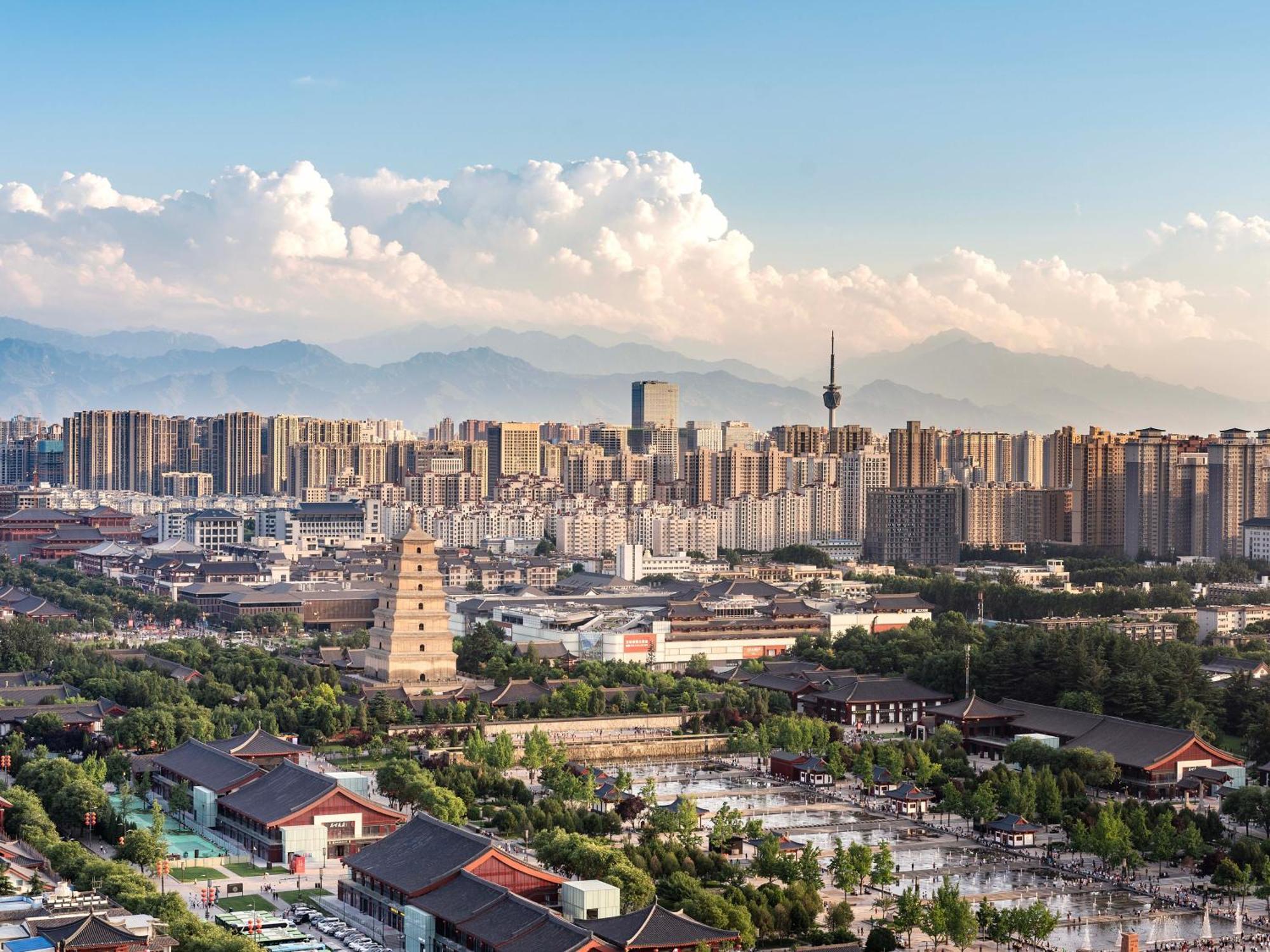 Campanile Hotel Xi'An Dayan Pagoda Datang Night City Hotel Exteriör bild