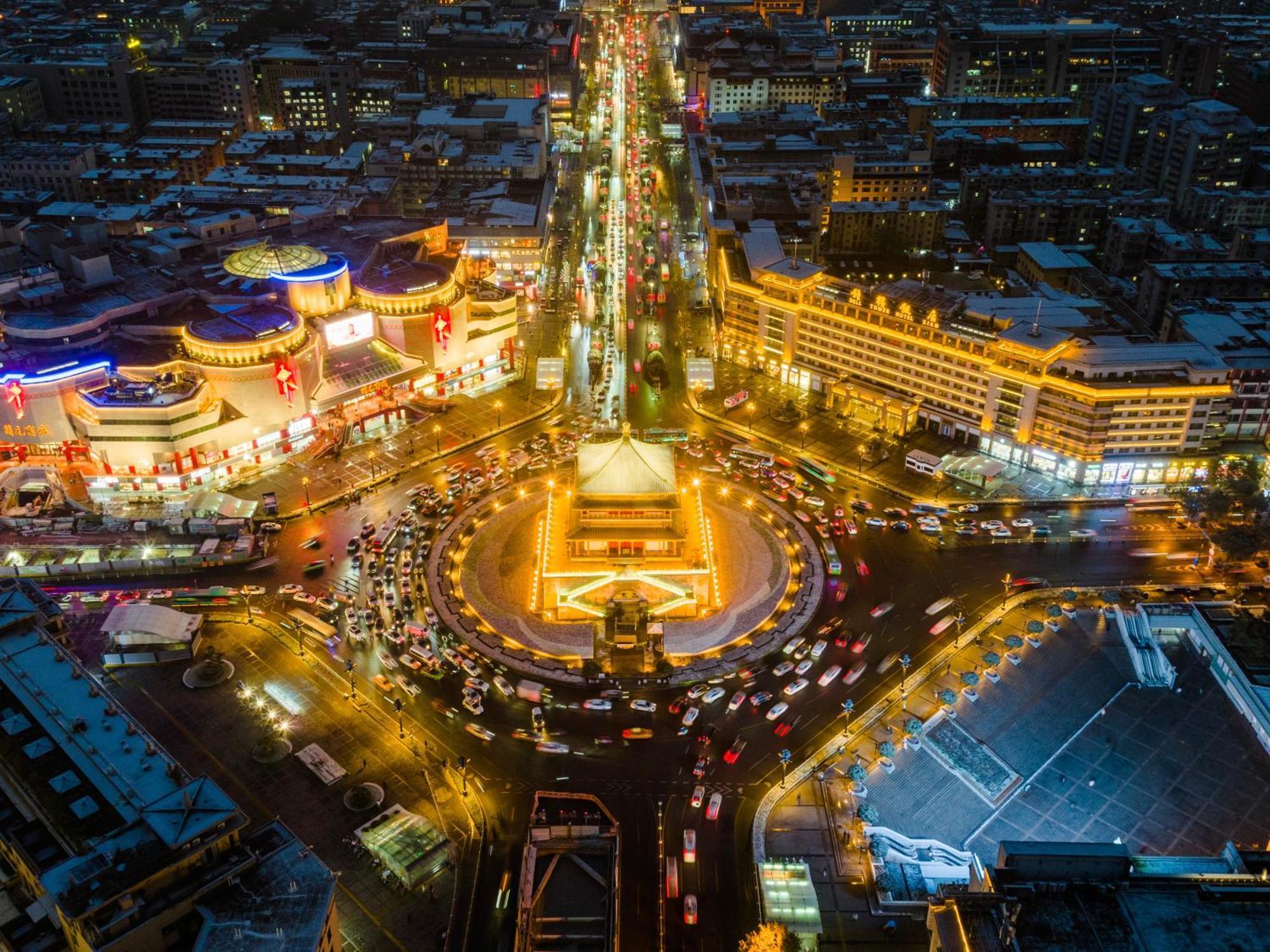 Campanile Hotel Xi'An Dayan Pagoda Datang Night City Hotel Exteriör bild